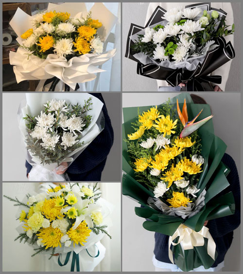 广西桂林叠彩区北门街道水塔社区白事花束代送
